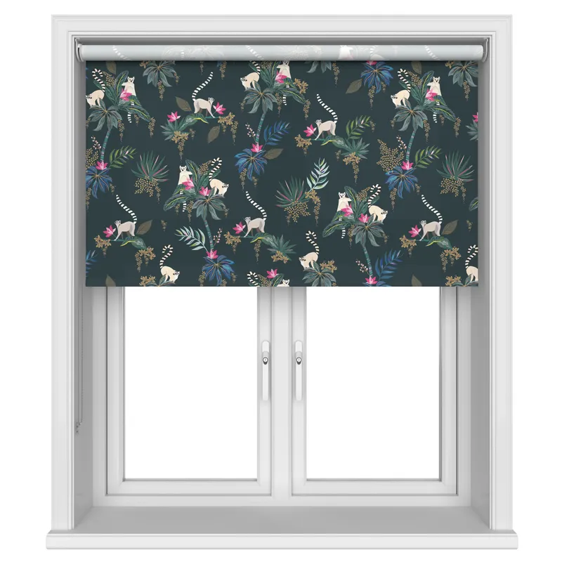 Sara Miller Lemur Forest Green Blinds Uk