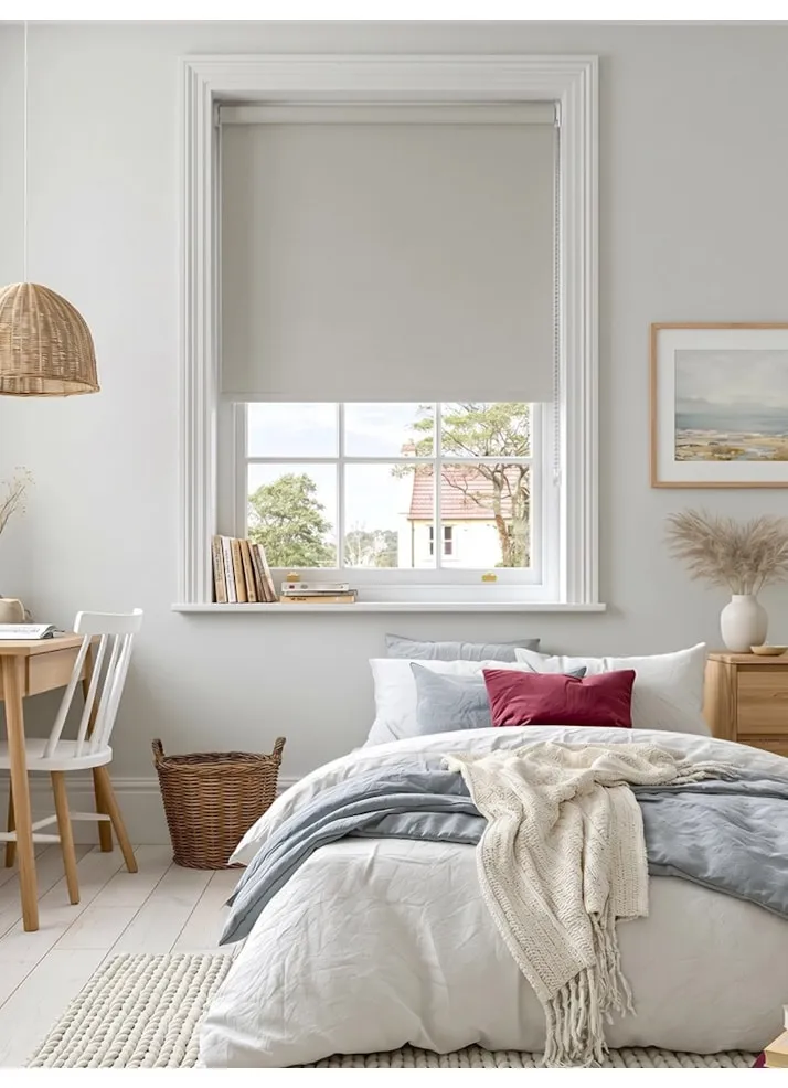 Odeon Grey Blackout Roller Blind