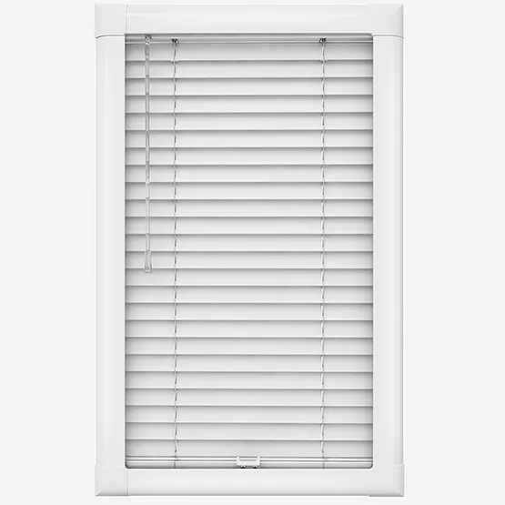 Premier Bright White Perfect Fit Wooden Blind