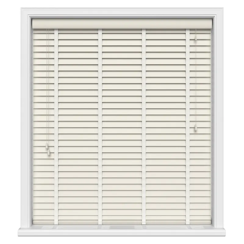 Mirage Cream With Tapes Eco-wood Blinds Uk