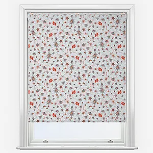 Sonova Studio Garden Violets Cherry Red Roller Blind