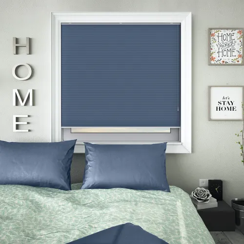 Free Hanging Dovestone Blackout Neptune Honeycomb Pleated Blind