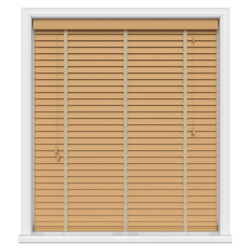 Ginger Oak Luxury Real Wood Uk - Wooden Blinds