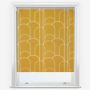 Sonova Studio Arch Deco Gold Roller Blind