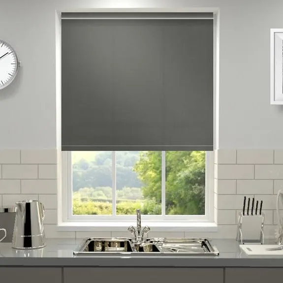 Kensington Plain Made To Measure Roller Blind Rock