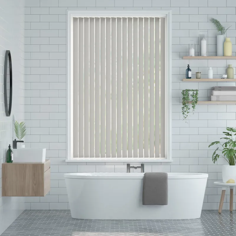 Pvc Metropolis Cool Grey Blackout Vertical Blind