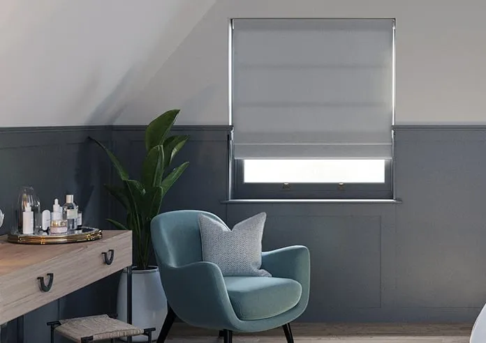 Belgravia Steel - Roman Blind