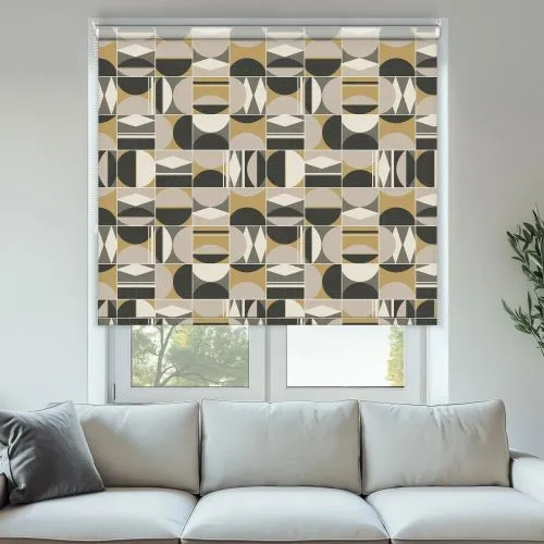 Mercer Ochre Roller Blinds - Shop Now