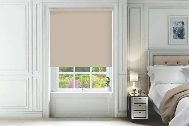 Universal Beige - Blackout Roller Blind