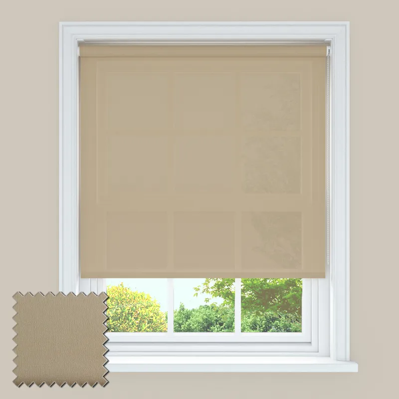 Serenity Cream Privacy Roller Blinds