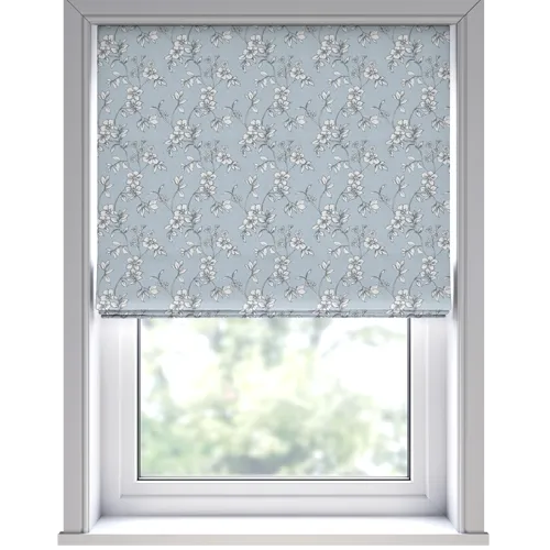 Flores Mist Deluxe Roman Blinds