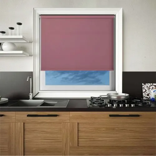 Origin Plum Cordless Roller Blind