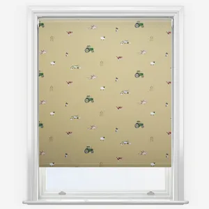 Sophie Allport On The Farm Mustard Roller Blind