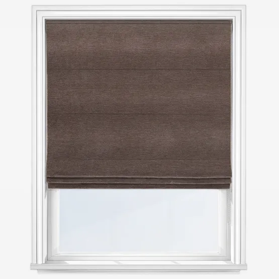 Memoir Ash Brown Roman Blind