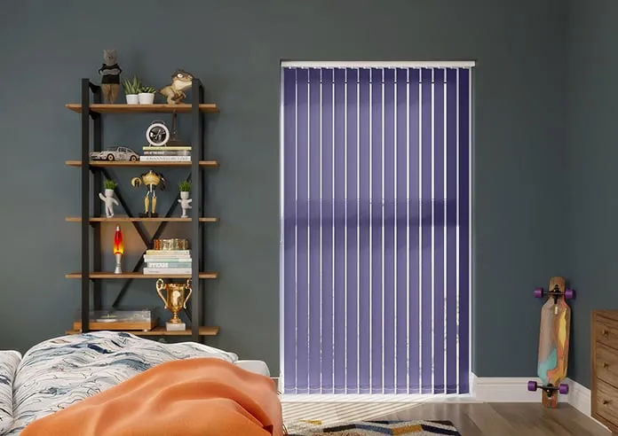Roma Indigo - Vertical Blind