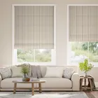 Taylor Latte Stripe Roman Blind