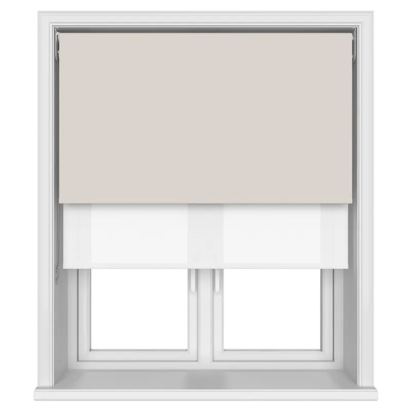 Bella Dove Double Roller Blind Blinds Uk