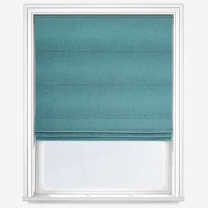 Turin Teal Roman Blind