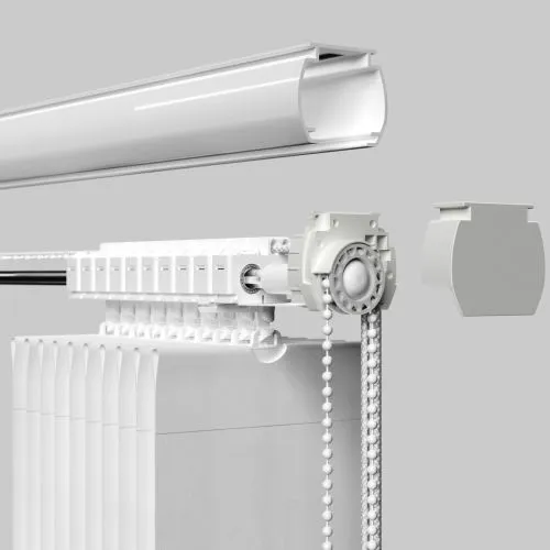 Replacement Vertical Blind Deluxe Headrail For Rigid Pvc Slats