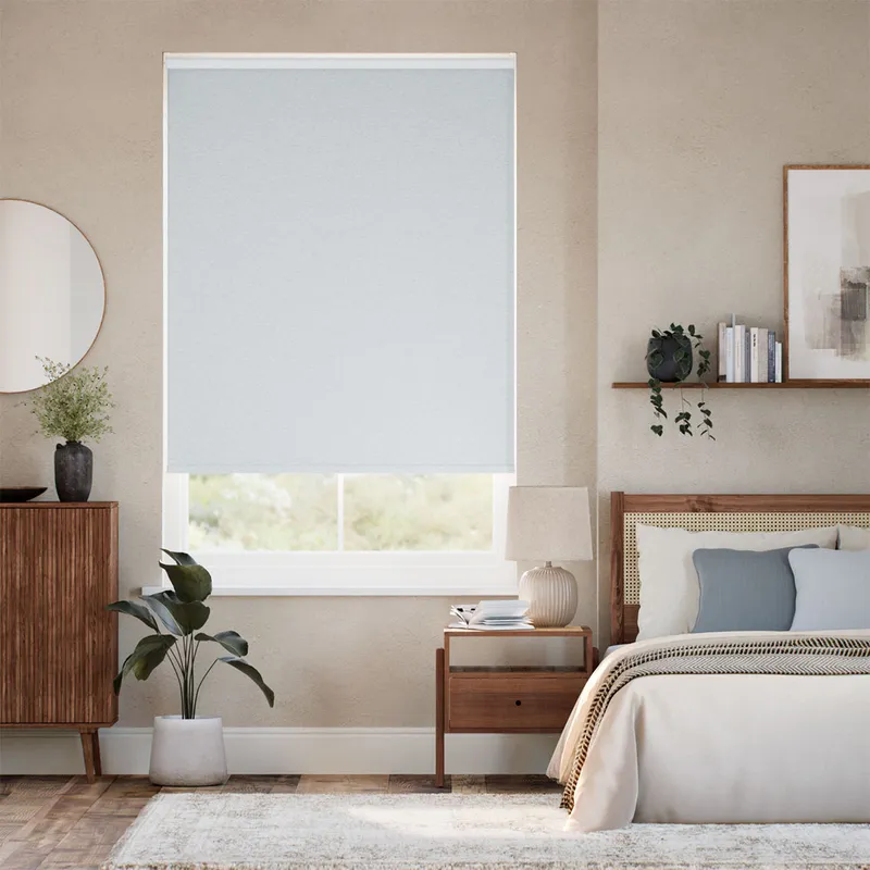 Andes Blackout Light Grey Roller Blind