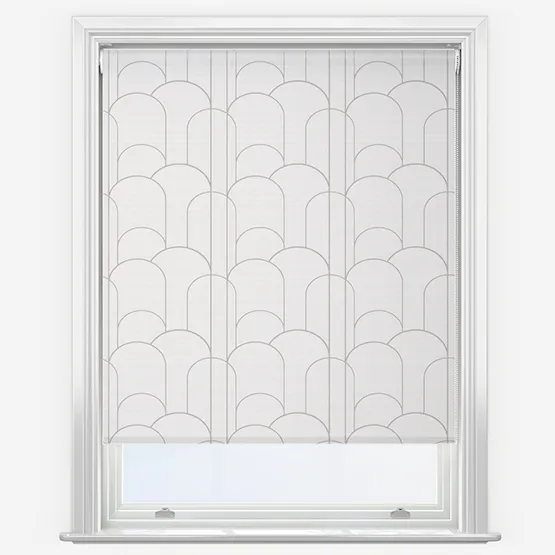 Sonova Studio Arch Deco Chalk Roller Blind