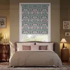 Click2shade Complete Blackout William Morris Pimpernel Rose Chalk Roller Blind