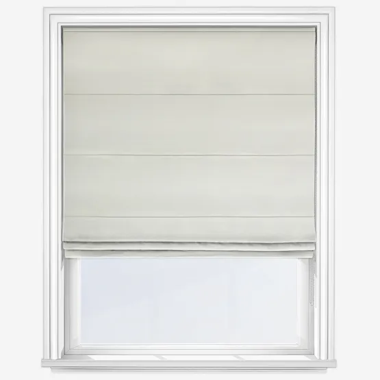 Adela White Roman Blind