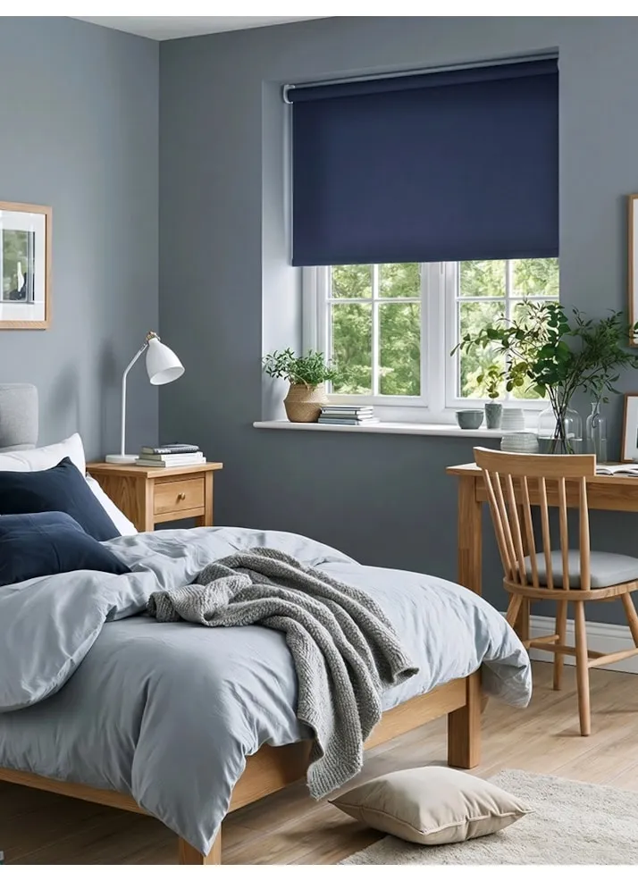 Royal Navy Blue Daylight Roller Blind