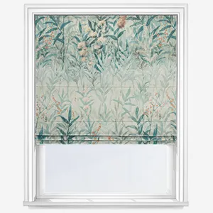 Wildflower Fields Moonstone Roman Blind