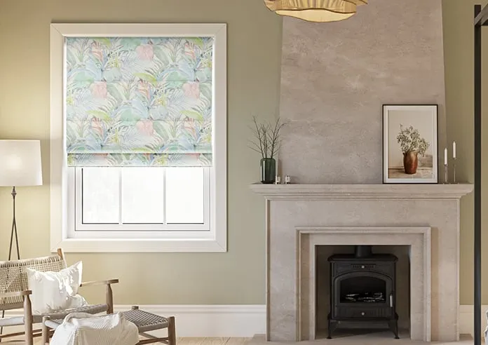 Los Angeles Velvet Summer Breeze - Roman Blind