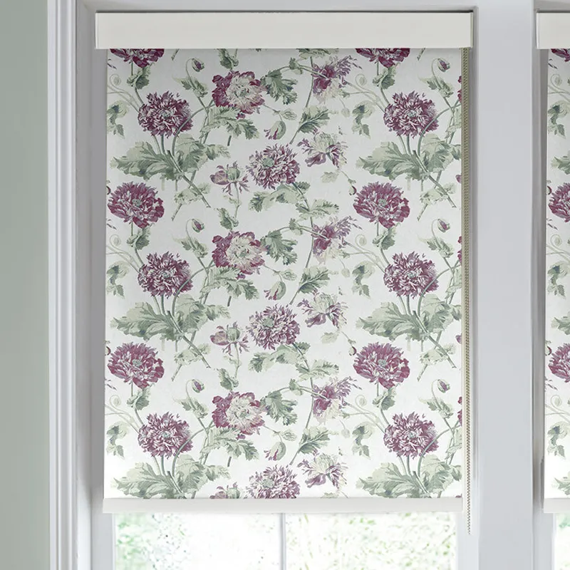 Laura Ashley Hepworth Made To Measure Blackout Roller Blind Grape