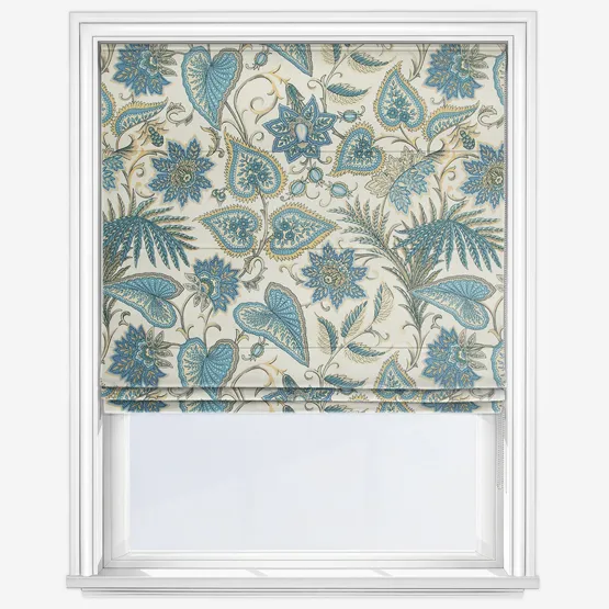 Silk Road Sapphire Roman Blind