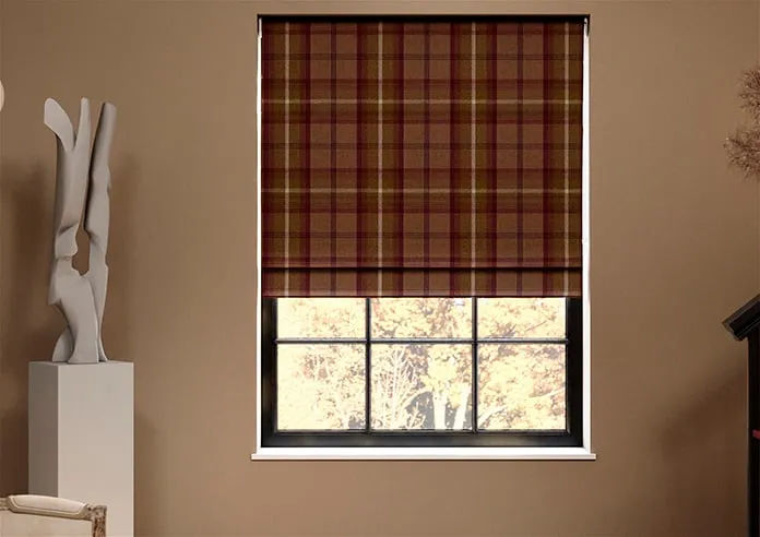 Highland Heather - Roman Blind