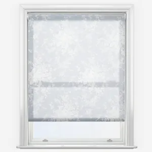 Shabby Chic By Rachel Ashwell Garden Floral Sheer Dusky Blue Roller Blind
