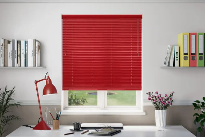 Galaxy Red Gloss - Venetian Blinds