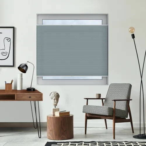 Tensioned Dovestone Lagoon Honeycomb Pleated Blind