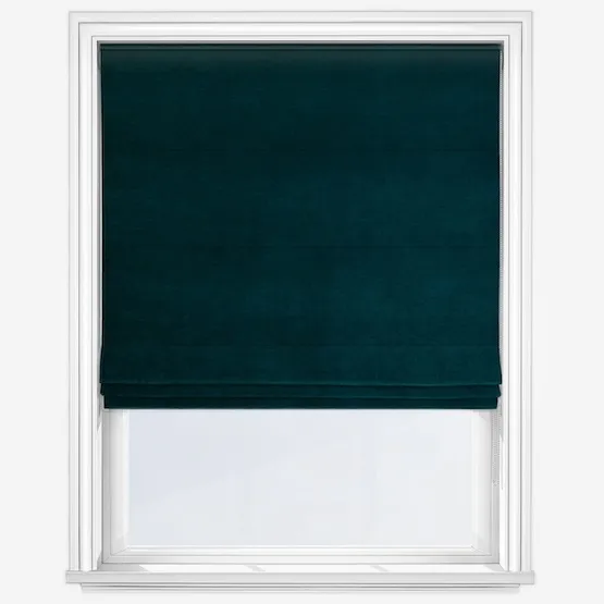 Belvoir Recycled Teal Roman Blind