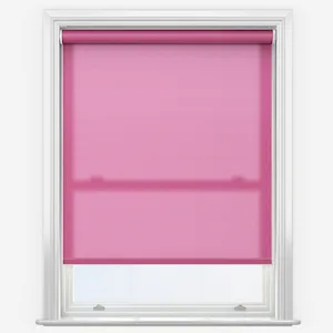 Deluxe Plain Hot Pink Roller Blind
