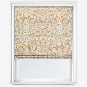 William Morris At Home Sunflower Madder Roman Blind