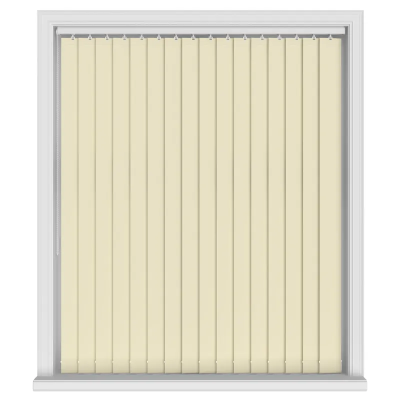 Bella Butter Vertical Blinds | Made To Measure In Uk