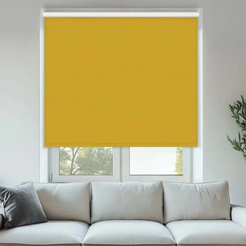 Vibe Blackout Saffron Cordless Roller Blinds - Shop Now