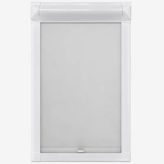 Crush Whistler White Perfect Fit Roller Blind