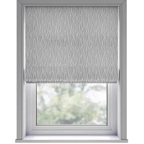 Spire Silver Deluxe Roman Blinds