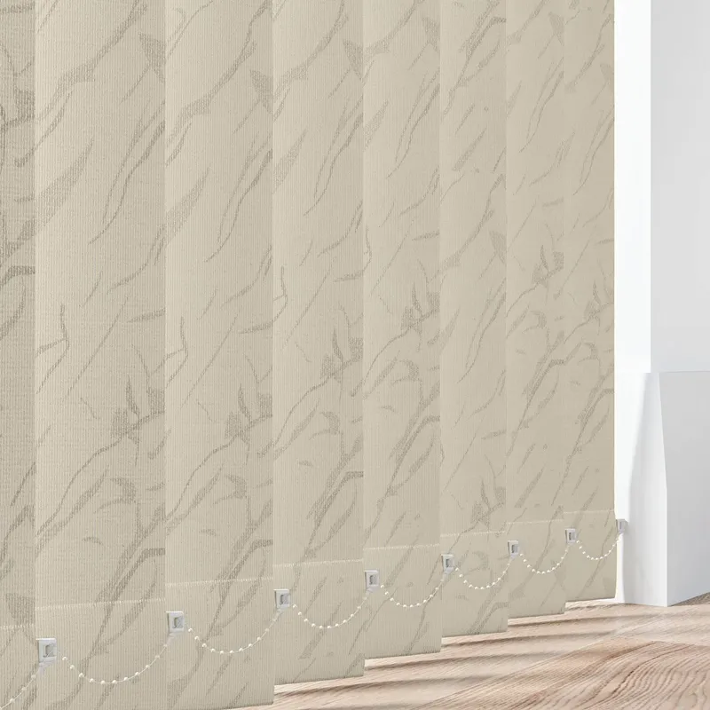 Fiesta Cream - Pvc Blackout Waterproof Vertical Blind