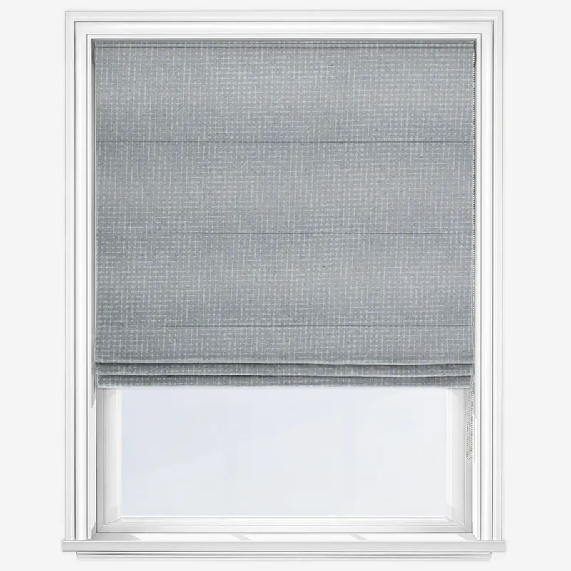 Crossy Washed Roman Blind