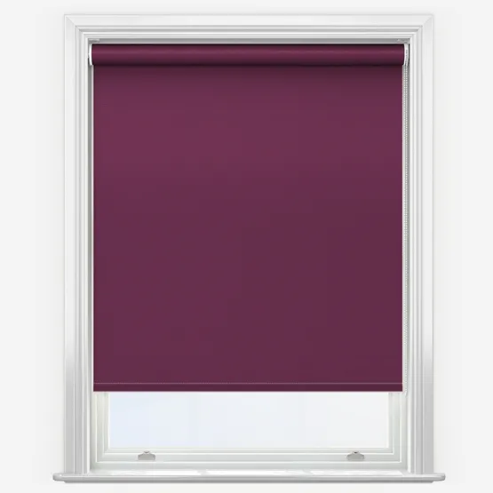 Supreme Blackout Plum Roller Blind