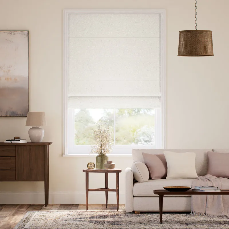 Quinn Parchment Roman Blind