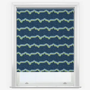Sonova Studio Lava Lamp Midnight Blue Roller Blind