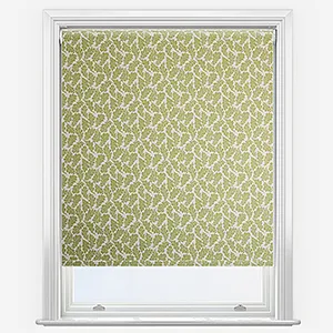 Land & Shore Oak Leaf Green Roller Blind