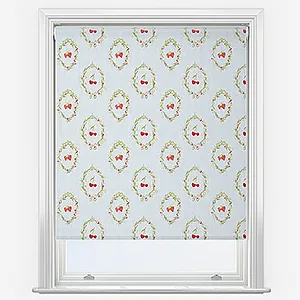 Sonova Studio Berry Trellis Natural Roller Blind